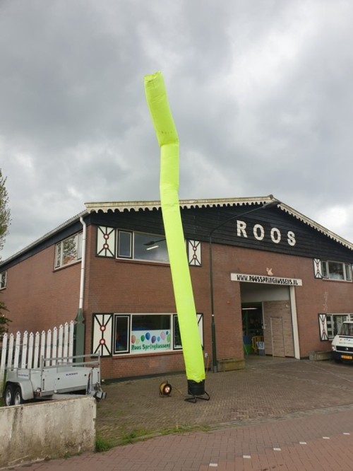 Skytube fluor geel 8m